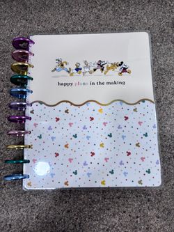 Disney Mickey and Friends Custom Big Notebook - Happy Planner Brand