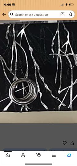 New in box black and silver 52x84 Rockala drapes very nice