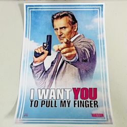 The Naked Gun 2025 B&B Theaters Original Movie Promo Poster 12 X 18 NEW