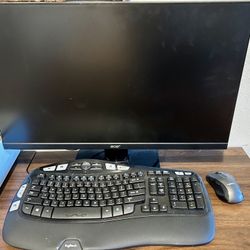 Monitor, Keyboard, Mouse 