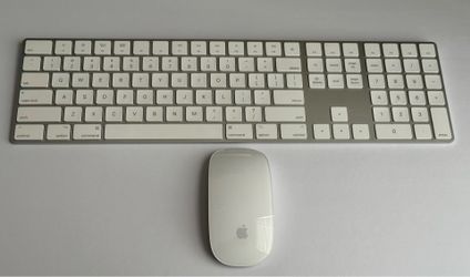 Apple Magic Keyboard with Numeric Keypad and Apple Magic Mouse 2