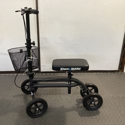 Knee Rover Scooter Black Dual Rear-Wheel Brakes