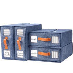 Bed Sheet Organizer (4 Pack)