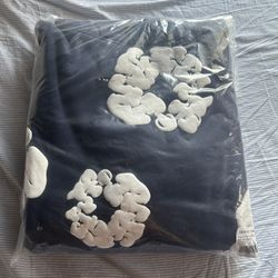 Brand New Navy Blue Denim Tears Hoodie Medium 