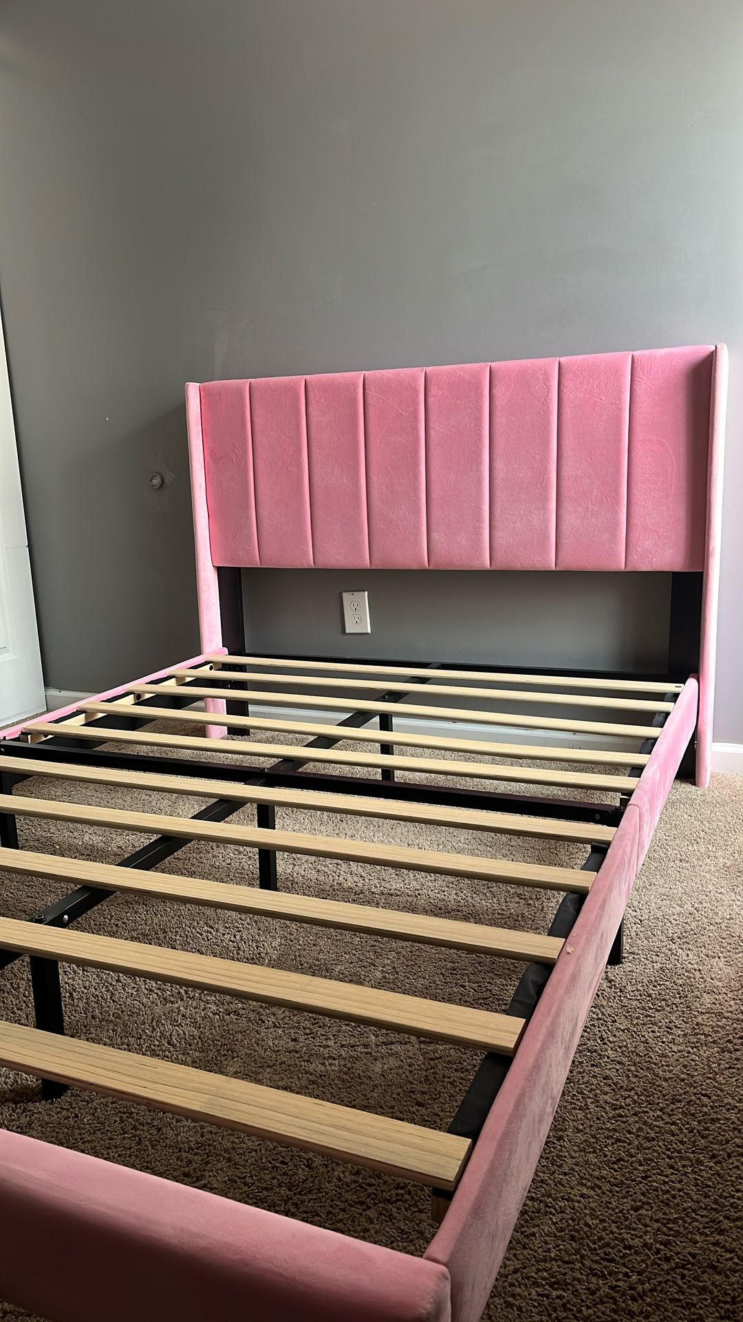 Full Princess Pink bedframe