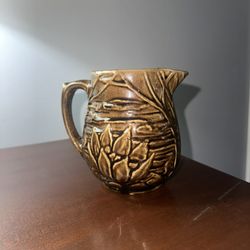 Vintage “McCoy Pottery Company” Water Lily Pottery Pitcher