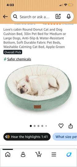 NEW ROUND DONUT PET BED