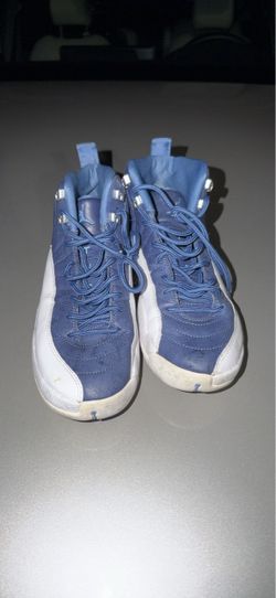 Air Jordan 12 Retro Blue White Sneakers