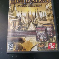 Sid Meier's Civilization IV Gold Edition PC Videogame 