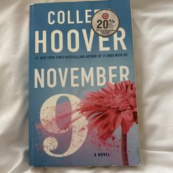 November 9th By Colleen Hoover