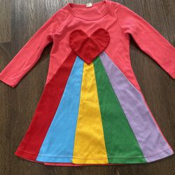 Girls Heart Pajamas Size 4/5 #3