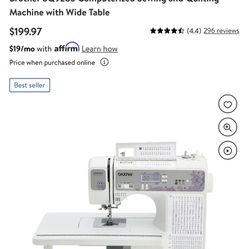 Brand New Brother Sq9285 Sowing And Quilting Machine