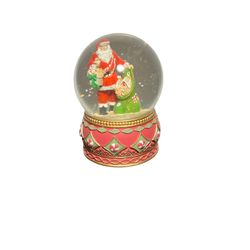 Pipka (contact info removed) Deck The Halls Song Santa Snow Globe