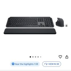 Moving Sale: Logitech MX Keyboard And Mouse Combo