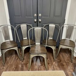 Rustic Chairs (Set Of 5)