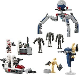 LEGO 75372-1 Clone Trooper & Battle Droid Battle Pack - New, Sealed
