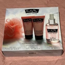 Lucky You Lucky Brand For Women Fragrance Set New $12