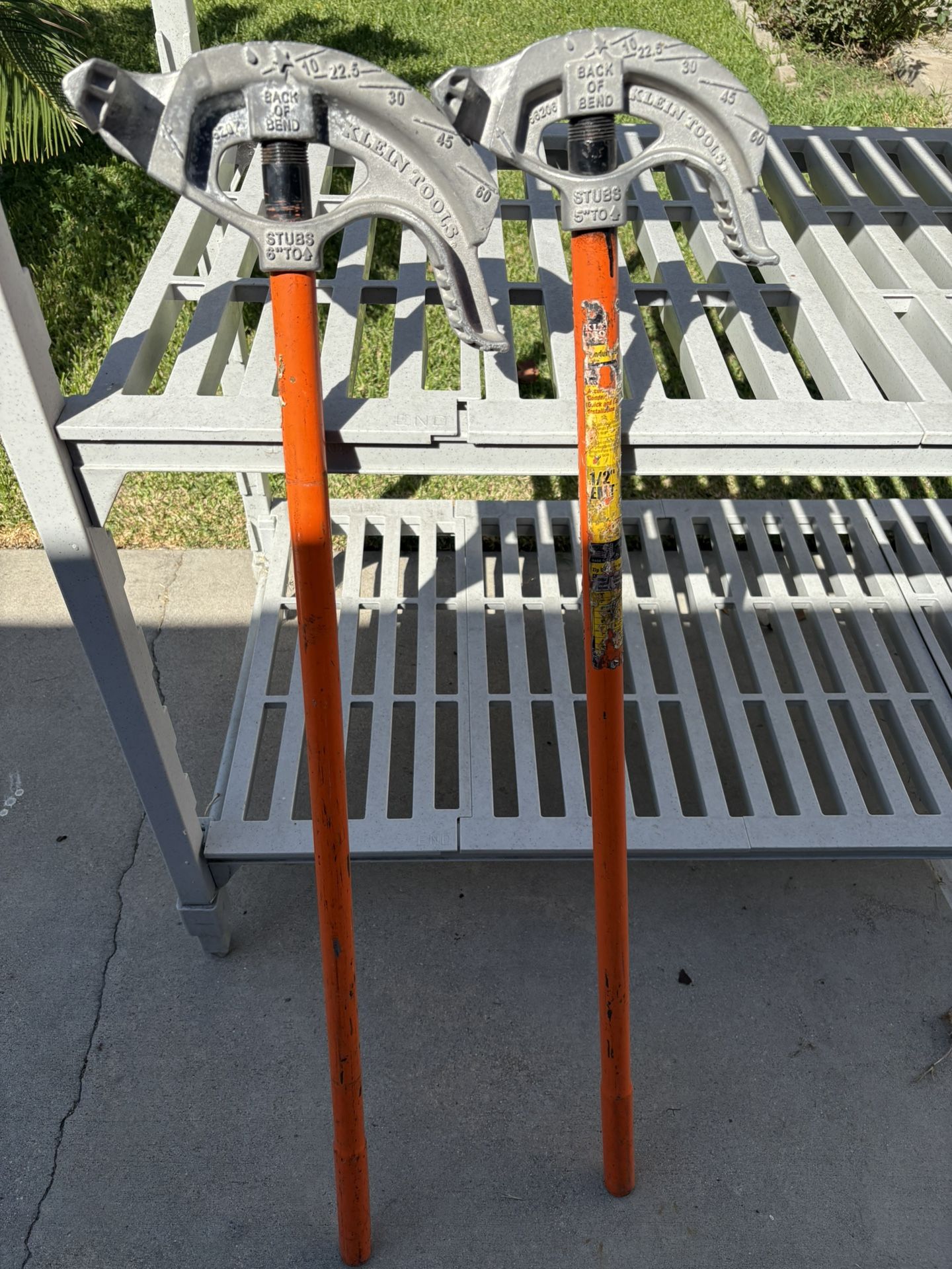 Klein 3/4” And 1/2” Pipe Bender
