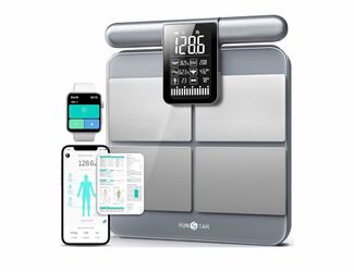 RunStar 8-Electrode Scale for Body Weight, Large Screen Handle, 50+ Metrics