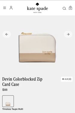 Kate Spade Devin Colorblocked Zip Card
