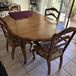 Kitchen Table With 6 Chairs 