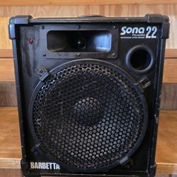 BARBETTA  AMPLIFIED SPEAKER