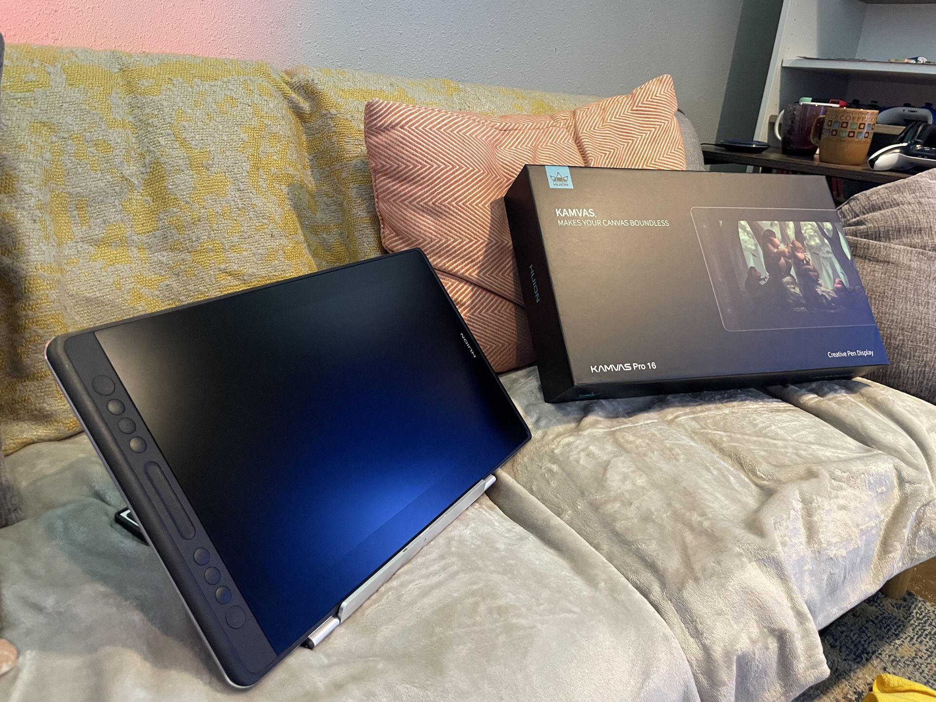 Huion Kamvas pro 16 4k Digital Drawing Tablet