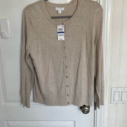 Beige Women’s Cardigan (never Worn) XL