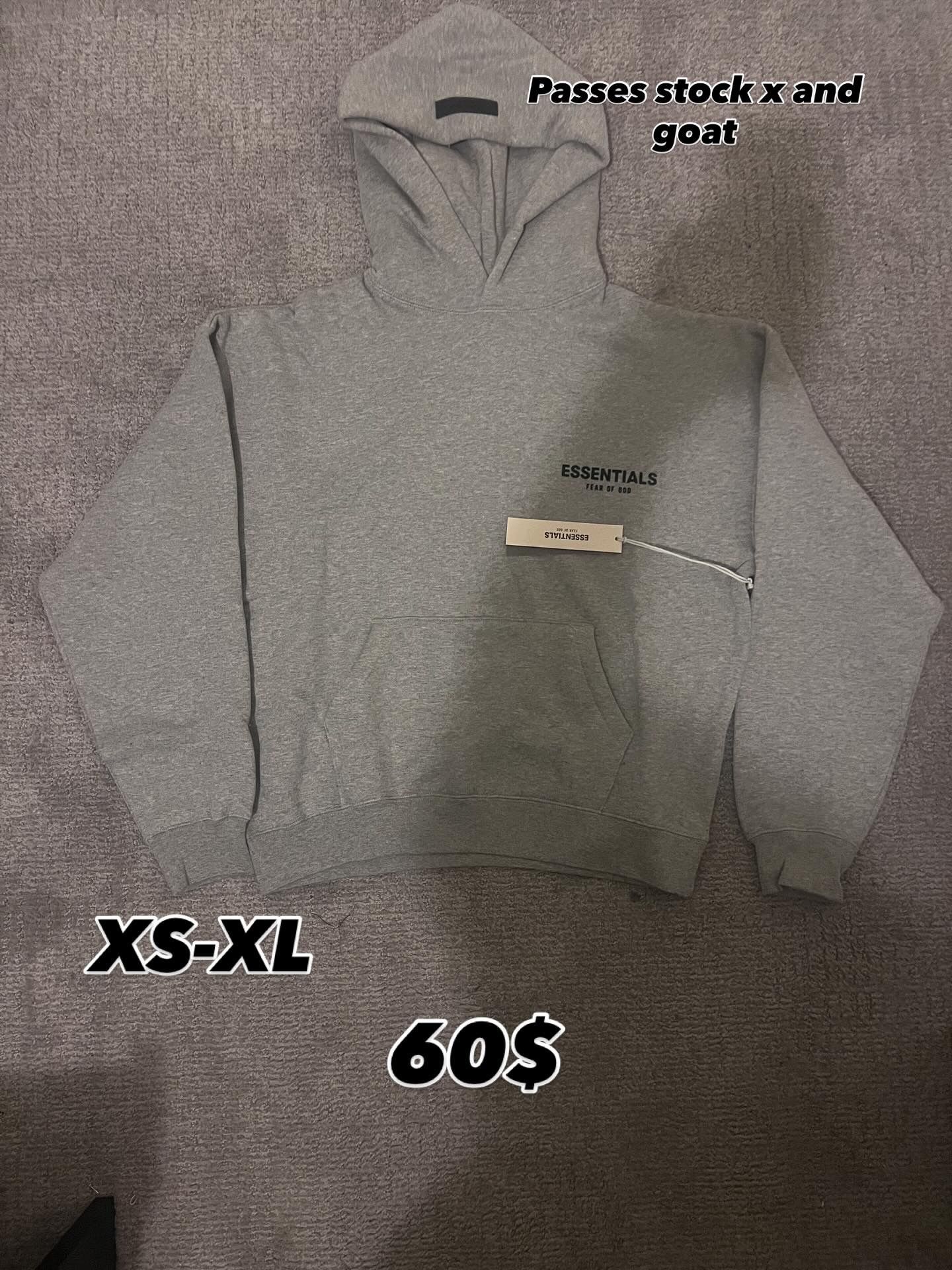 Essentials Hoodie Dark Oatmeal 