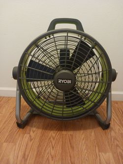 Ryobi 18 volt hybrid air cannon fan