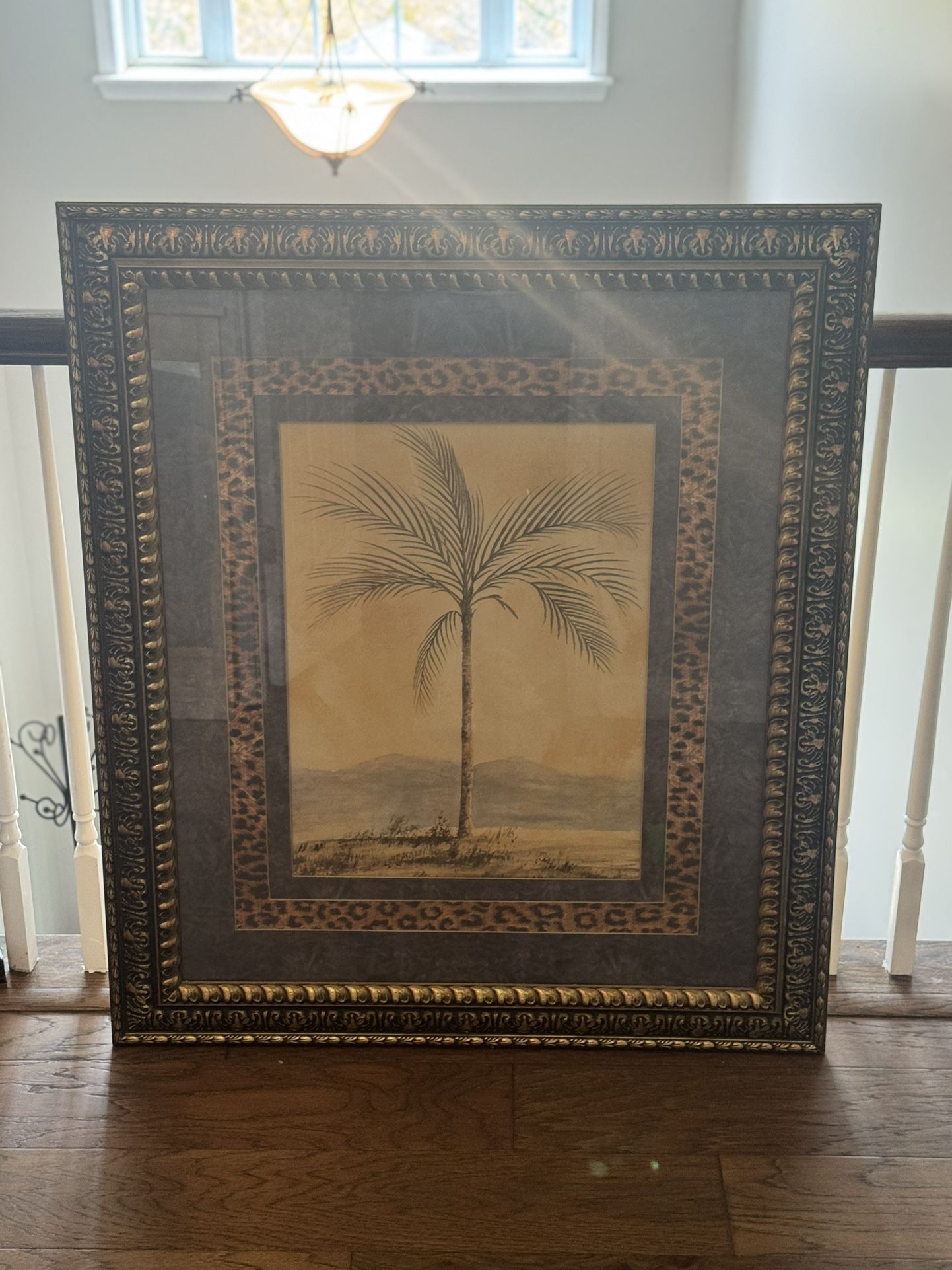 Kirklands Cedar Creek Collection Framed Painting- Palm Tree