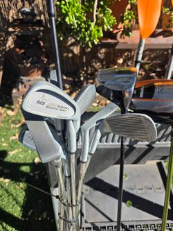Mixed Golf Club Set with Irons and Woods