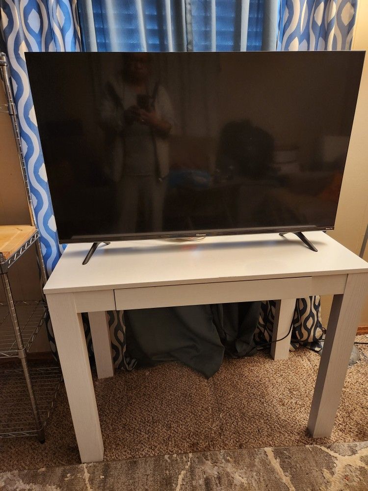 T.v. And Desk