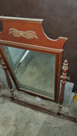 Antique dresser mirror