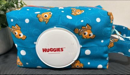 $16 Nemo New, Diaper Pull-Ups Wipes Pouch Cosmetic Toiletry Pouch you decide