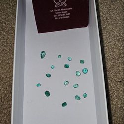 Colombian Cut Emaralds