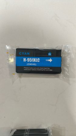 New Sealed HP 951 XL Cyan Printer Ink Cartridge 