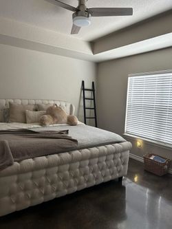 King bed frame and matress