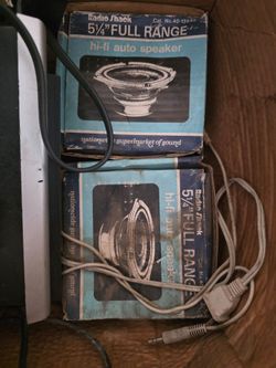 RadioShack 5 1/4" Full-Range Hi-Fi Auto Speaker (Catalog Number 40-1354 / 40-1354A)