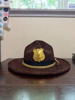 Adult Super State Trooper Highway Patrol Mountie Sheriff Park Ranger Costume Hat