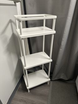 Two Ikea bathroom shelf