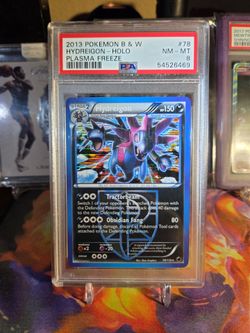 Pokemon Hydreigon Holo Plasma Freeze PSA 8