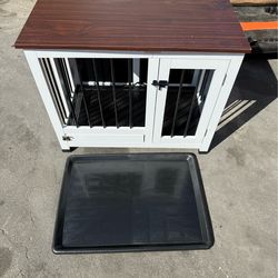 Dog crate furniture