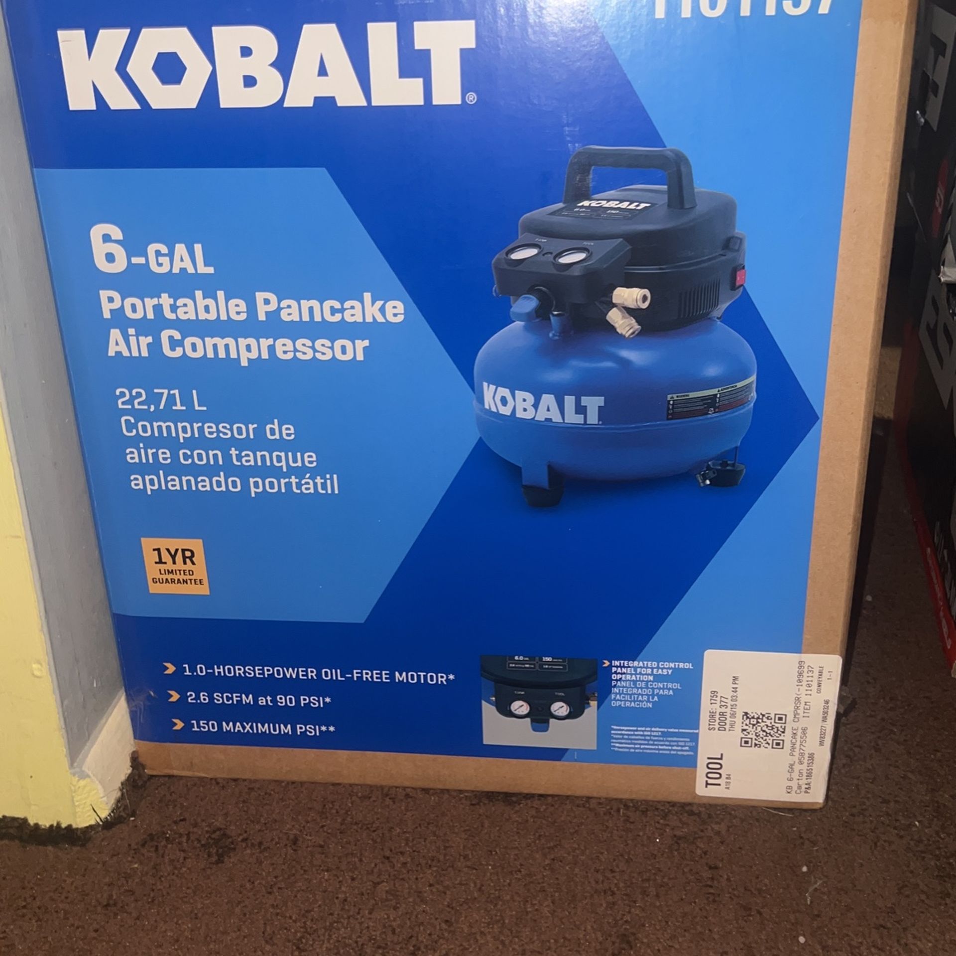Kobalt Air Compressor