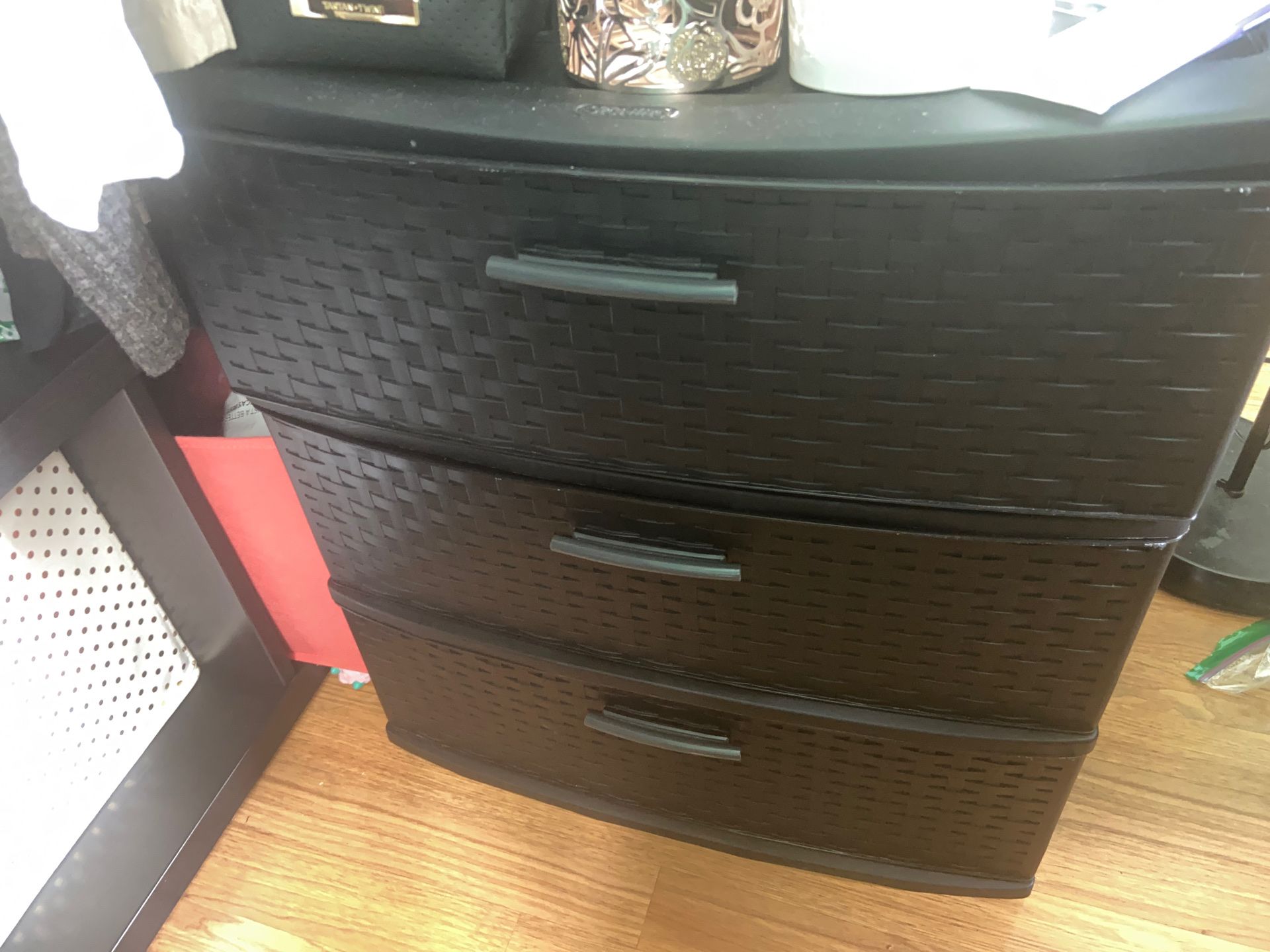 Black Plastic Drawer