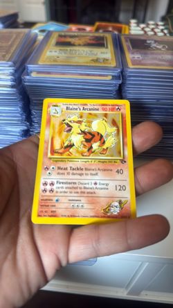 Blaine's Arcanine Pokémon Trading Card