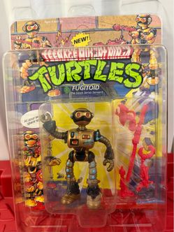 Vintage TMNT Fungitoid Unpunched MOC W/Protector