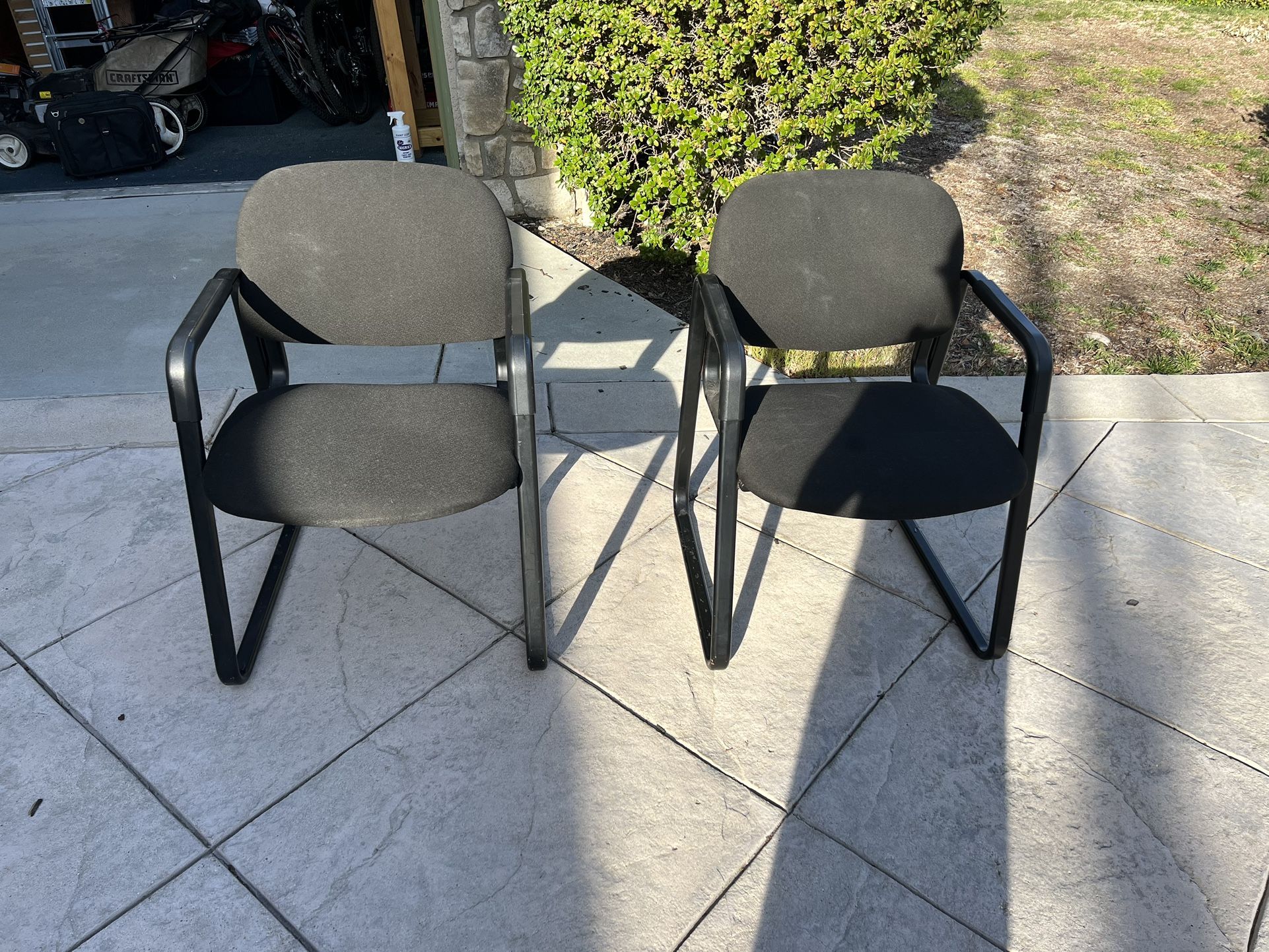 2 Hon H4008.CU10.T Guest Chairs with Sled Bases