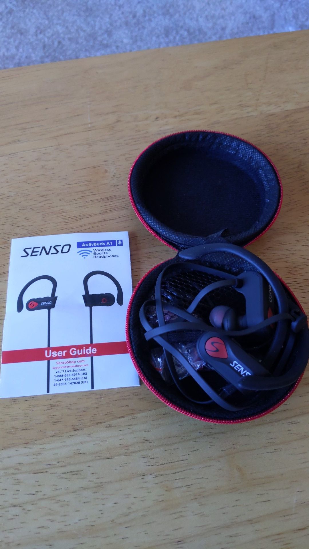 Senso A1 Bluetooth earbuds