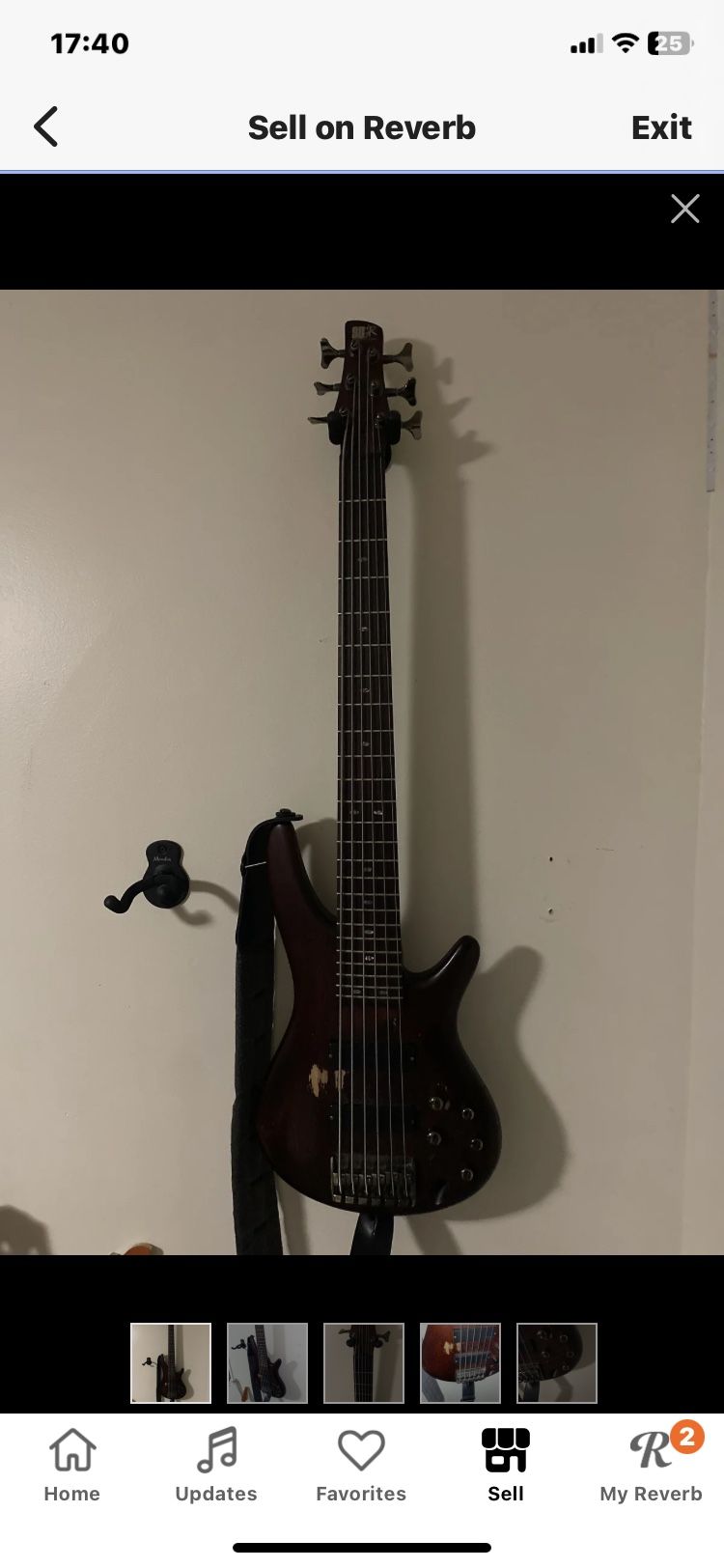 Ibanez SR506 6-String Bass Guitar